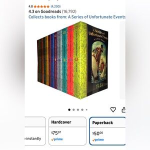 Lemony Snicket Book Set 1-13. Never opened